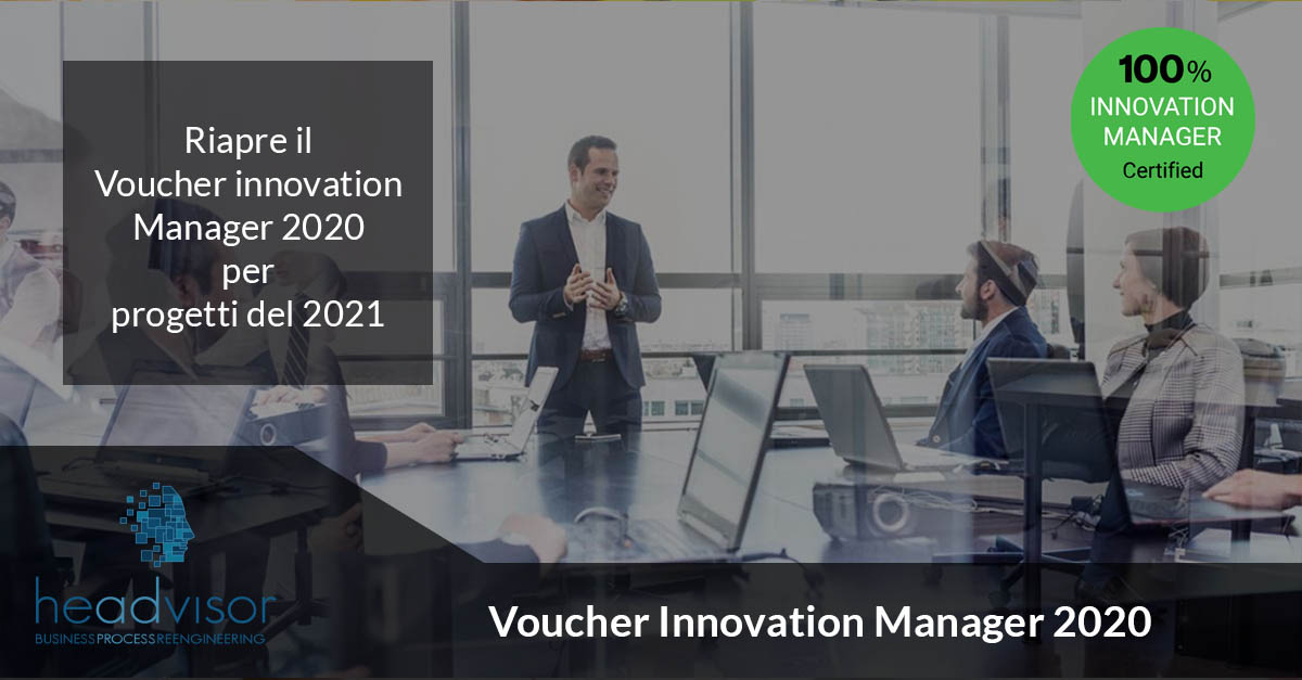 Voucher Innovation Manager, riapre per il 2021- Bando Chiuso