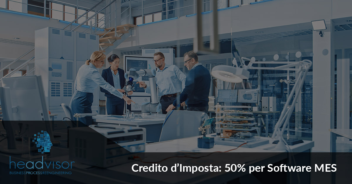 Credito d'Imposta al 50% per Software MES