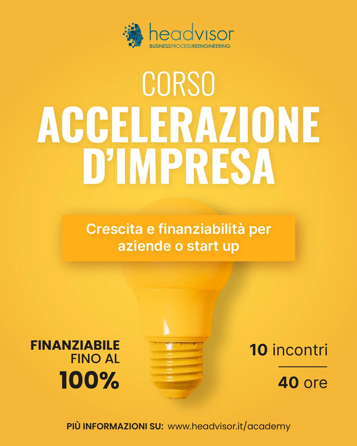 Accelerazione d'Impresa per micro-imprese o per start-up
