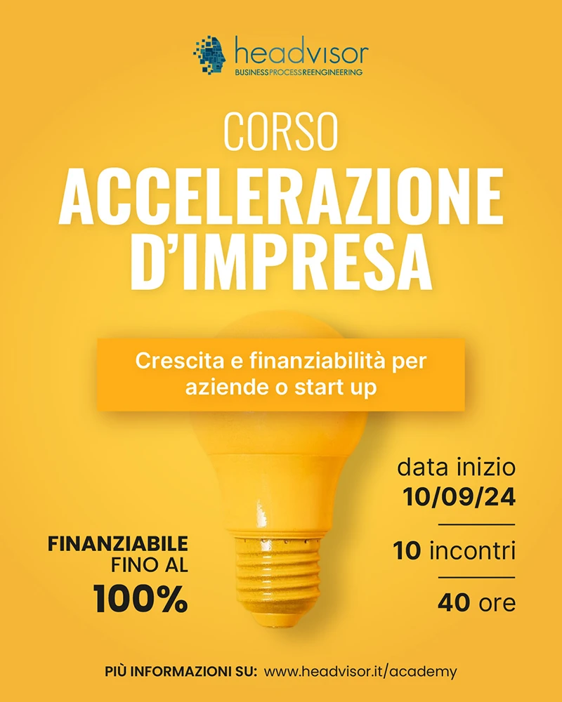 Gli obiettivi del Accelerazione d'Impresa - Headvisor