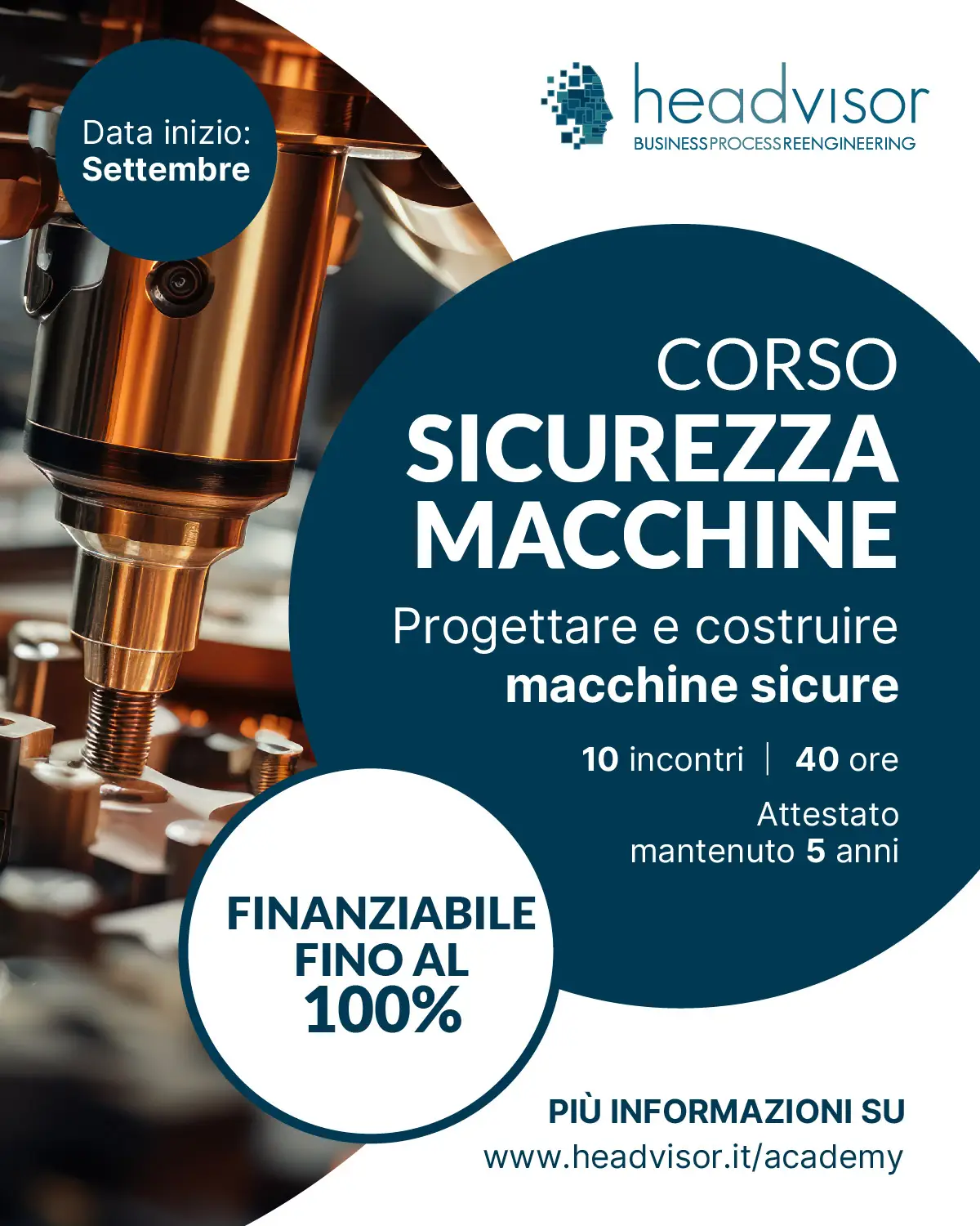 L'obiettivo del Corso Sicurezza Macchine - Headvisor