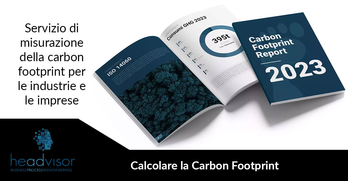 Calcolo della Carbon Footprint per industrie e aziende - Headvisor Brescia Bergamo e Milano
