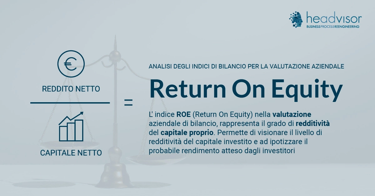 ROE Return on Equity come si calcola - Headvisor